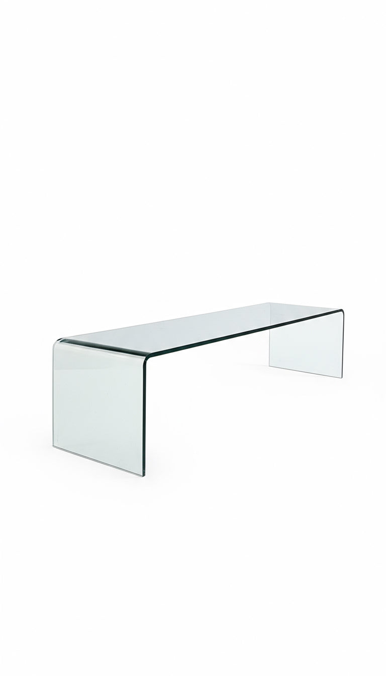 Glass coffee table