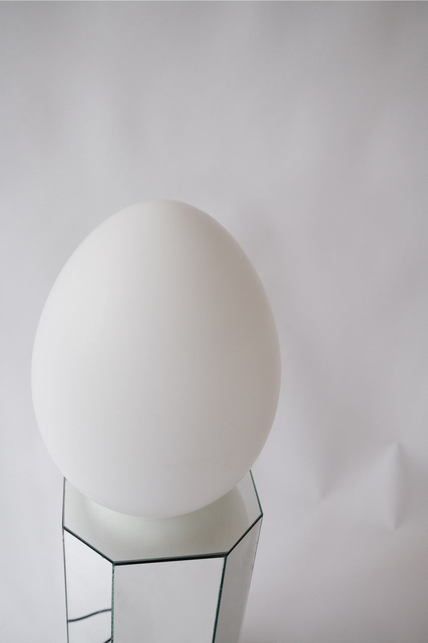 Vintage egg lamp
