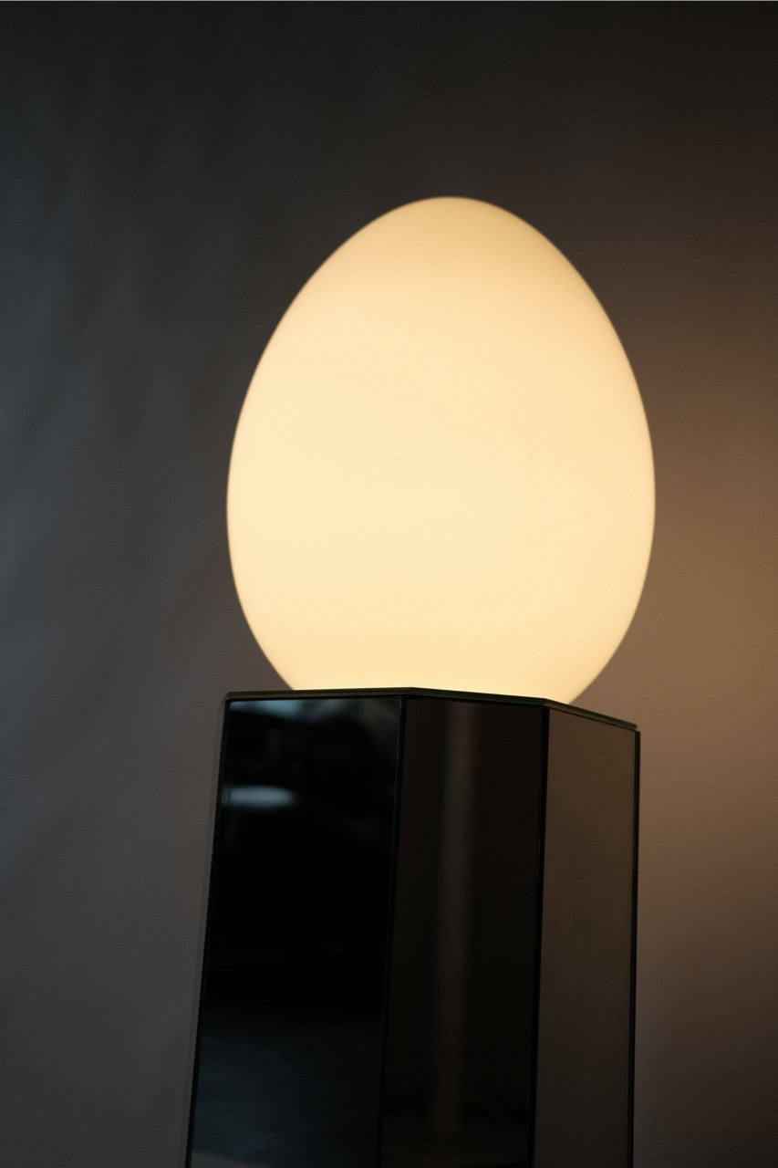 Vintage egg lamp