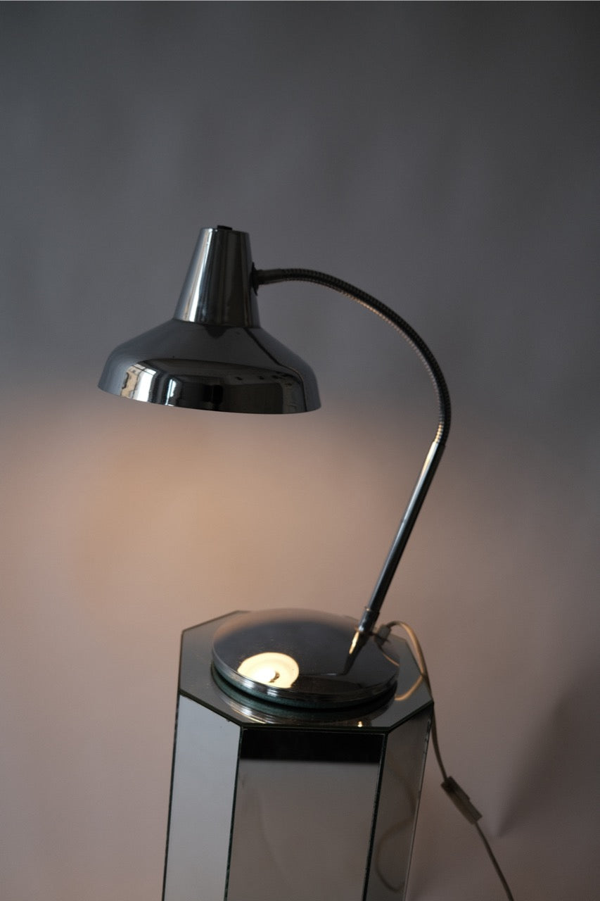 Vintage chrome desk lamp