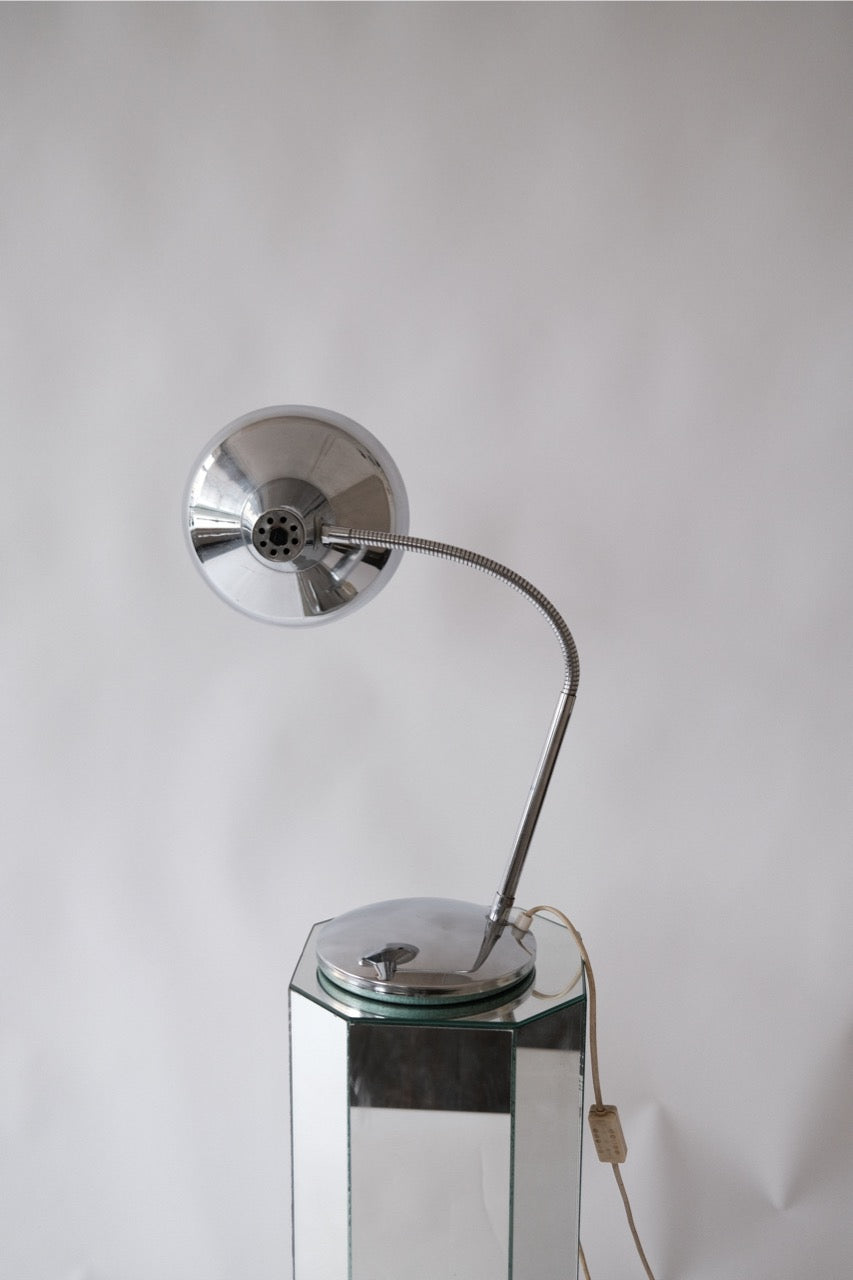 Vintage chrome desk lamp