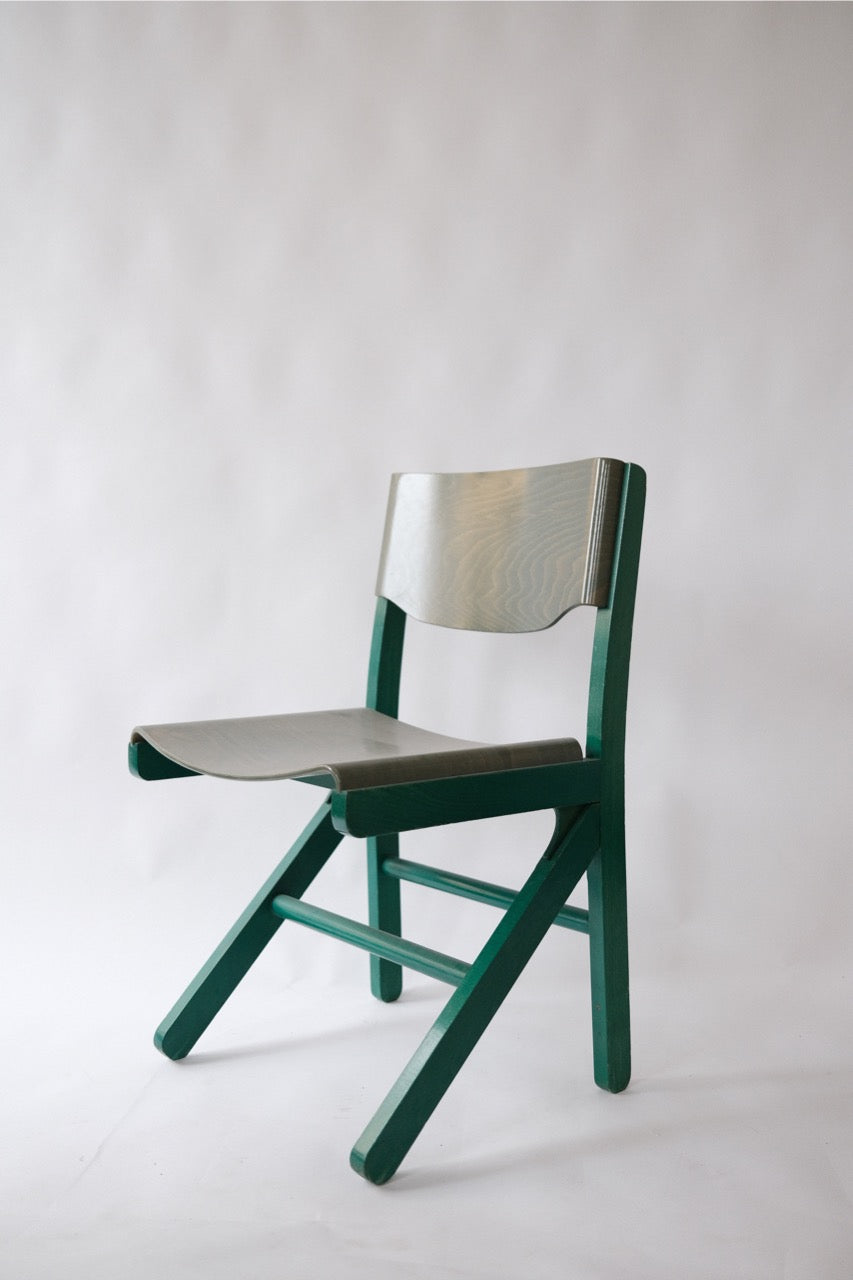 Vintage Beech Dining Chairs by Jomain Baumann