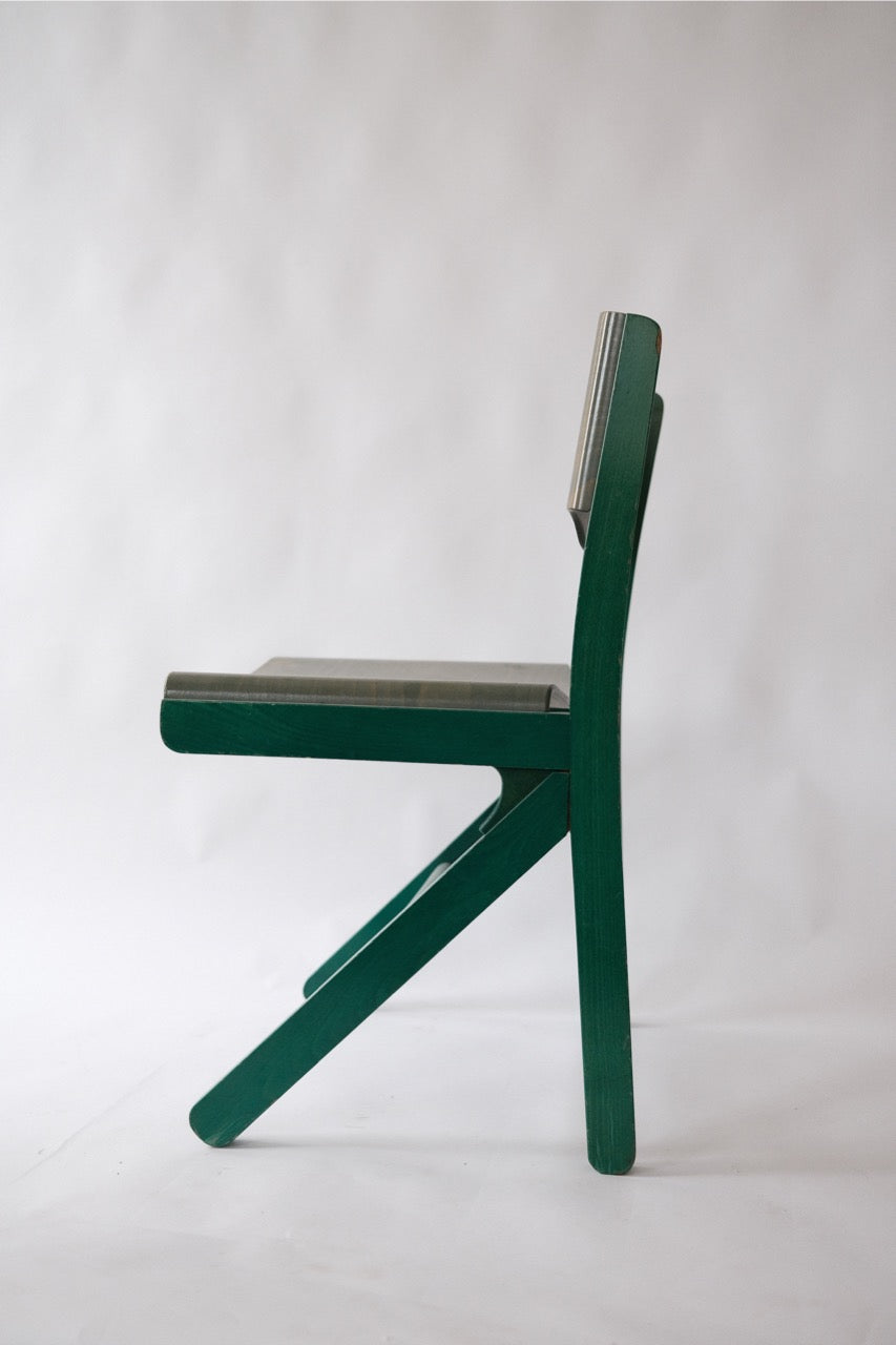 Vintage Beech Dining Chairs by Jomain Baumann