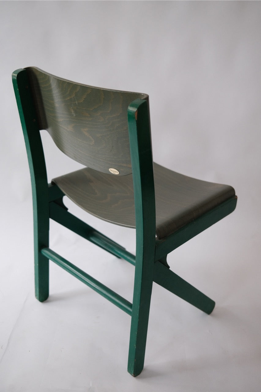 Vintage Beech Dining Chairs by Jomain Baumann
