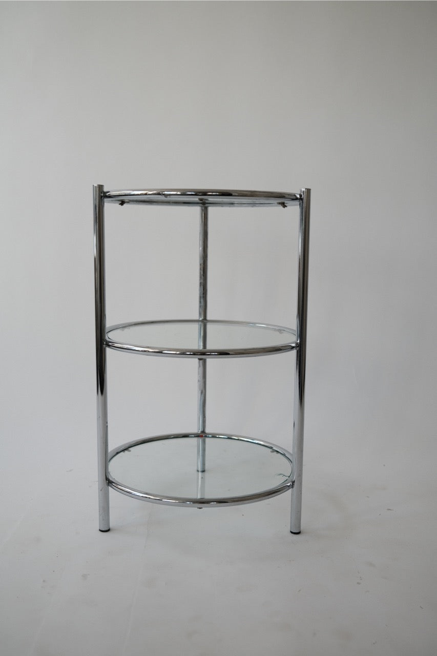Vintage circular side table