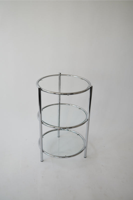 Vintage circular side table