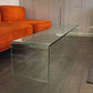 Glass coffee table
